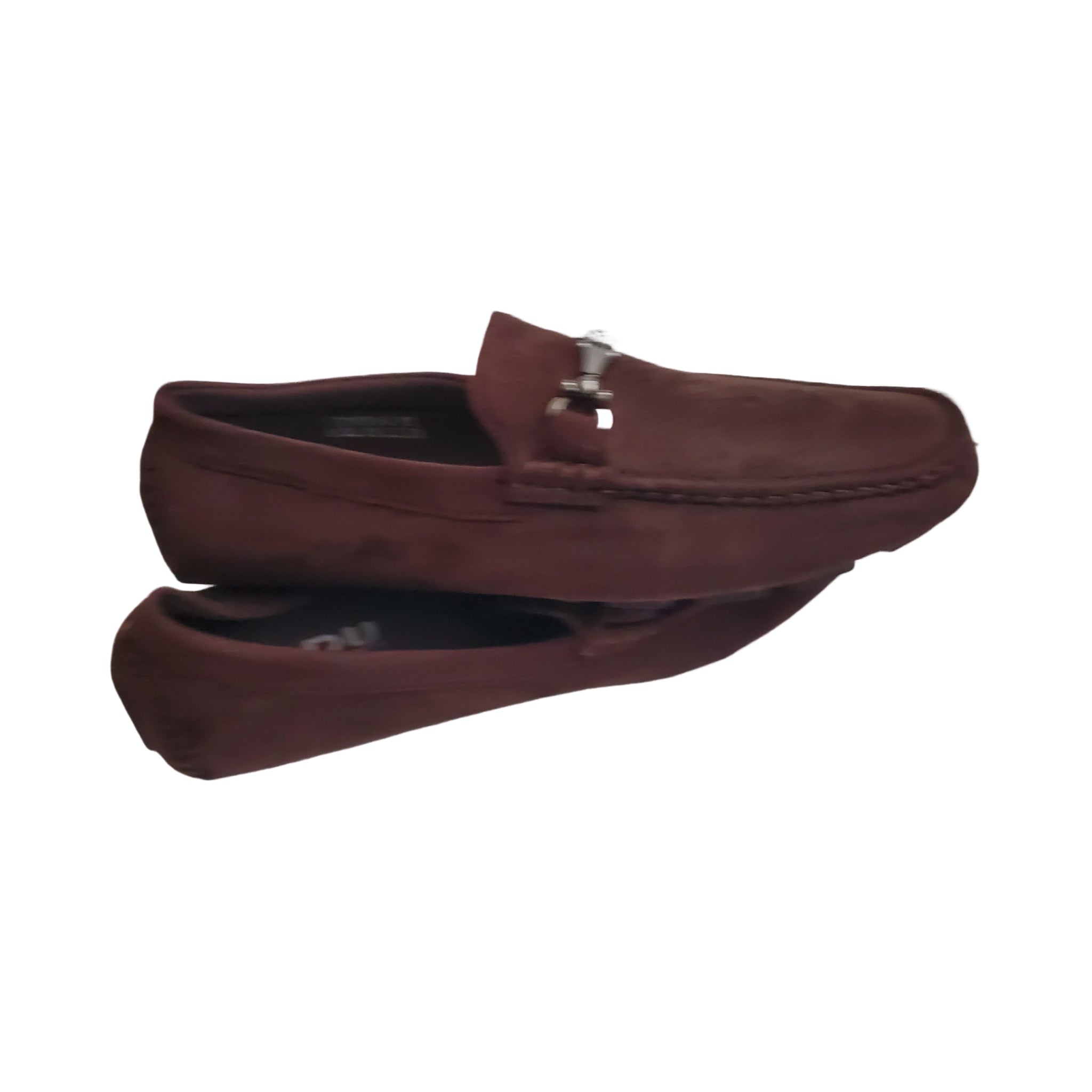 Mens Moccasin Suede Leather Boat Shoes Penny Loafers Slip On Casual Driving Shoes Outdoor Walking Flats Shoes Fashion Large Size Single Shoes