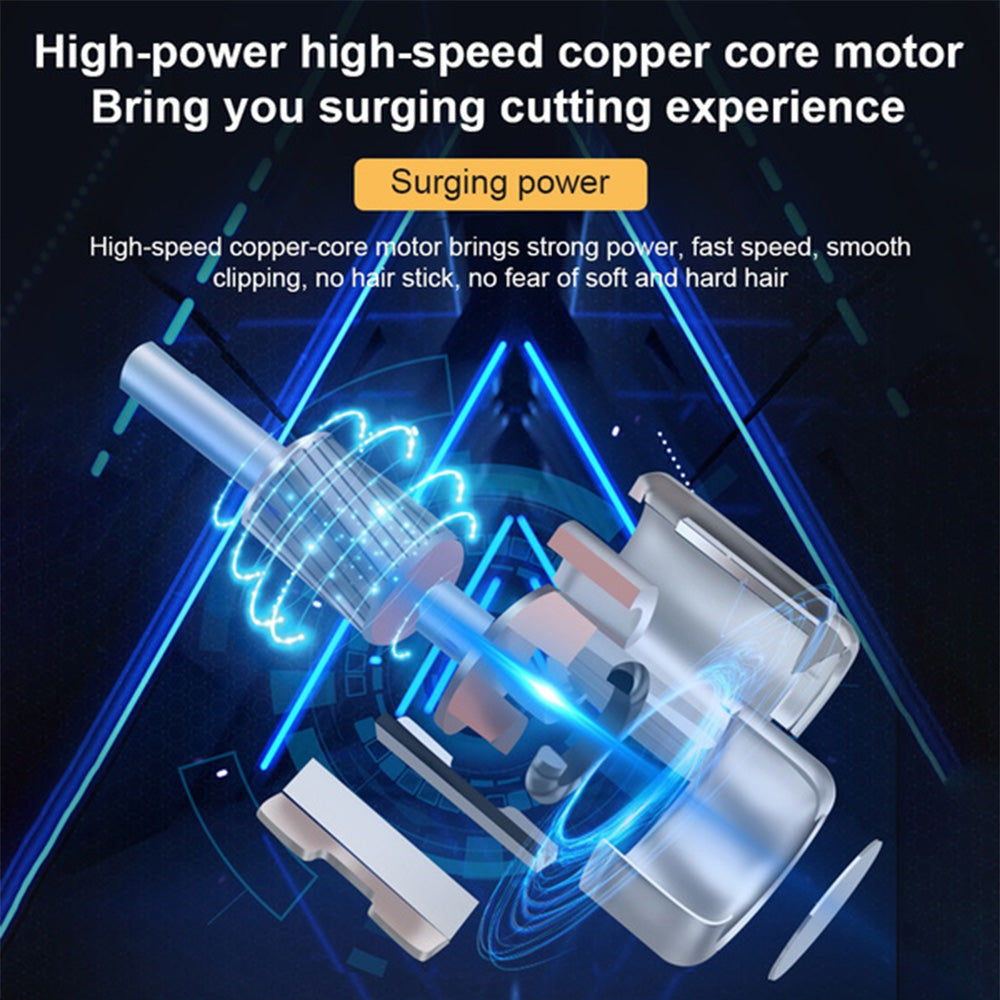 Retro Style USB Rechargeable Cordless Electric Hair Trimmer for Professional and Home Use_12