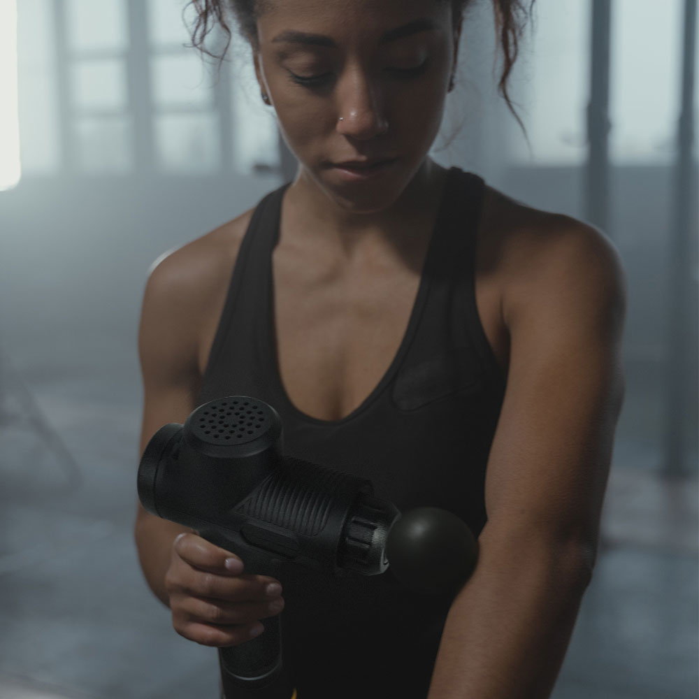 LCD display massage gun deep muscle massage- AU, EU, UK, US Plug_5