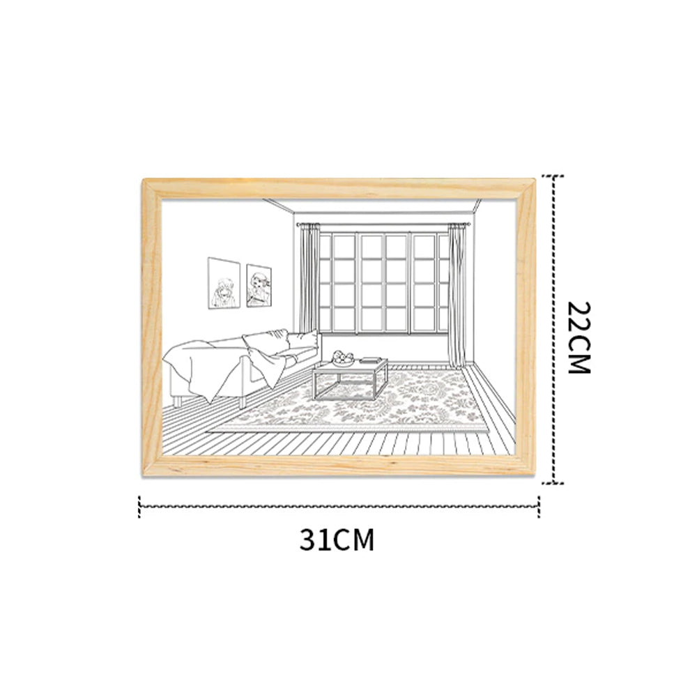 LED Light Painting Modern Decorative Night Light USB Plugged- in_3