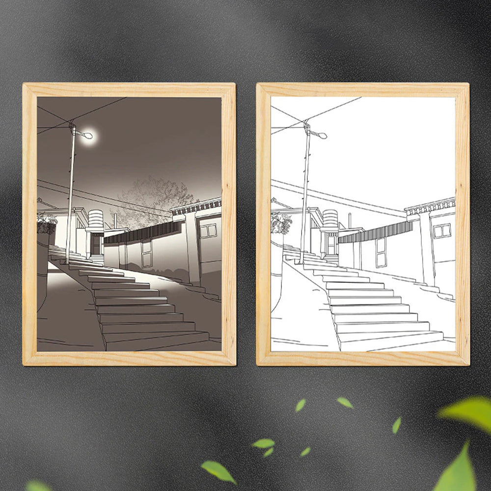 LED Light Painting Modern Decorative Night Light USB Plugged- in_4