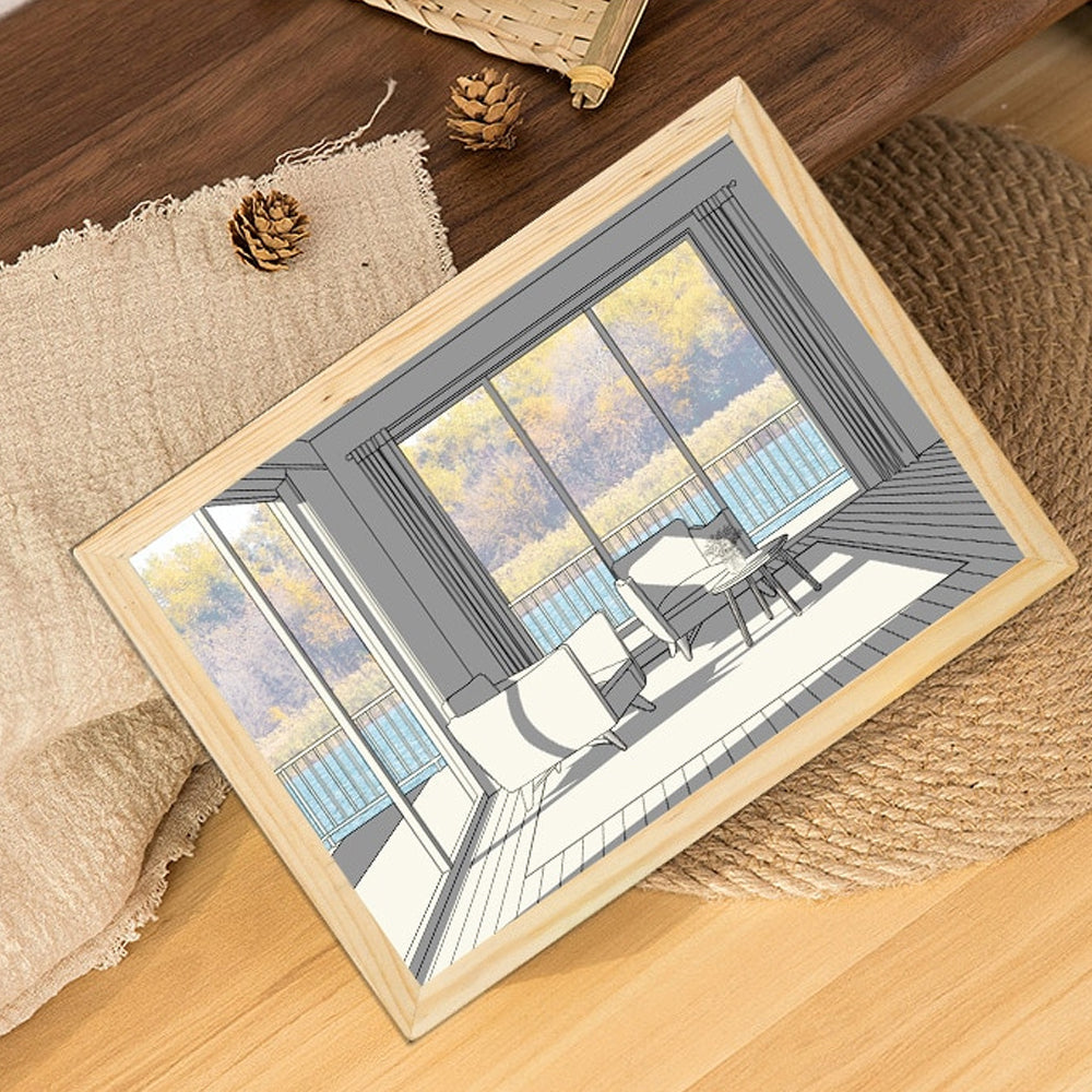 LED Light Painting Modern Decorative Night Light USB Plugged- in_5