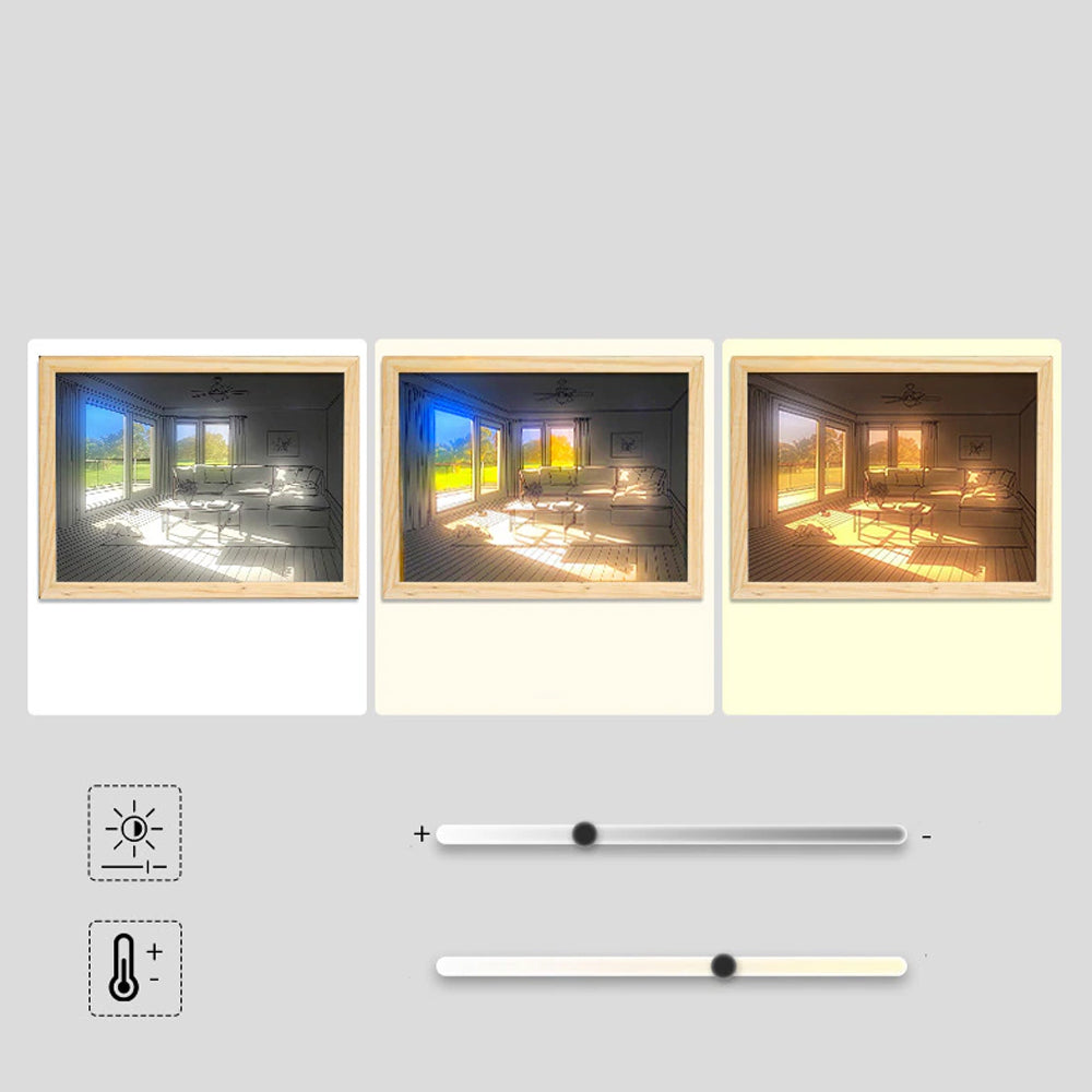 LED Light Painting Modern Decorative Night Light USB Plugged- in_8