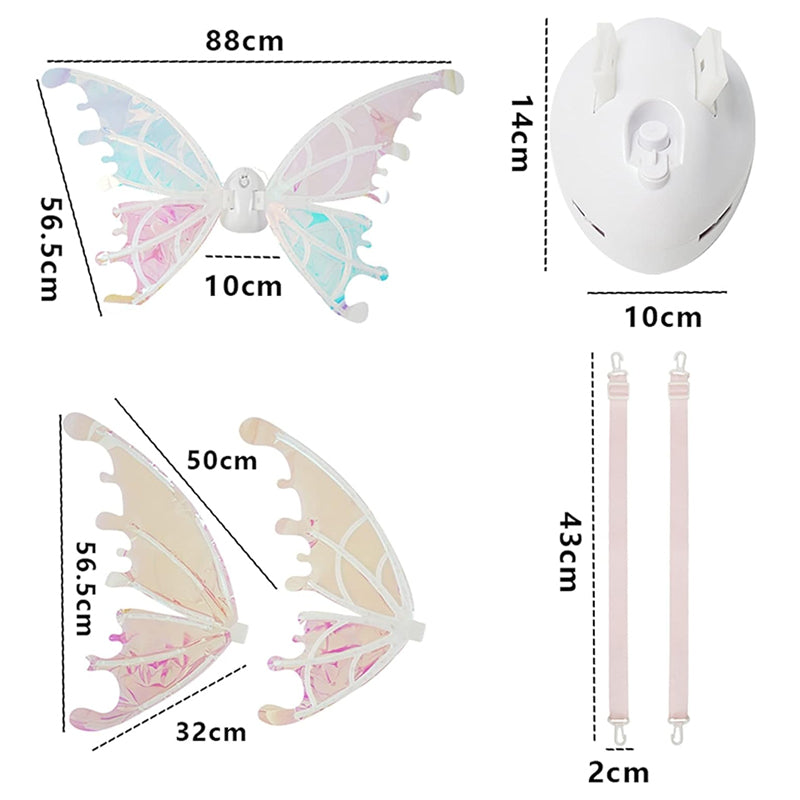 Children’s DIY Lighting Fairy Wings Dress Up Costume- Battery Operated_2