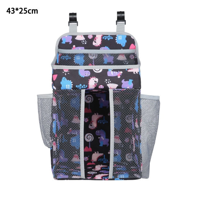 Baby Newborn Bed Storage Organizer Crib Hanging Storage Bag Caddy Organizer For Baby Essentials Bedding Set Diaper Storage Bag