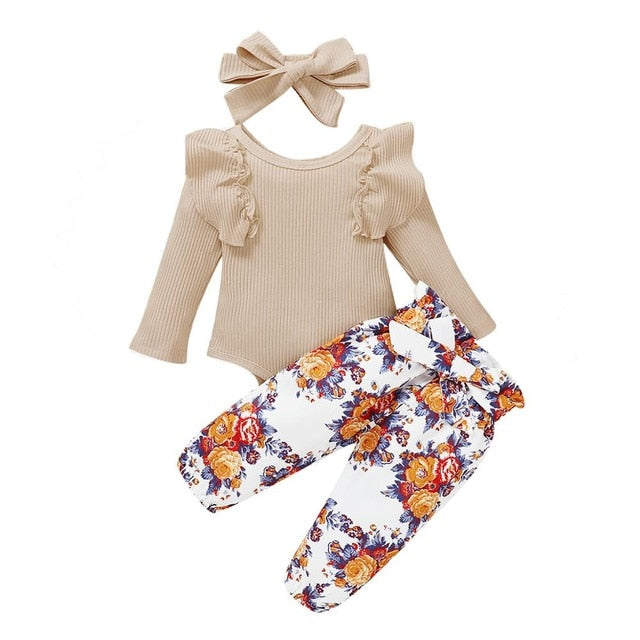 Newborn girl Clothing Outfit (Beige)