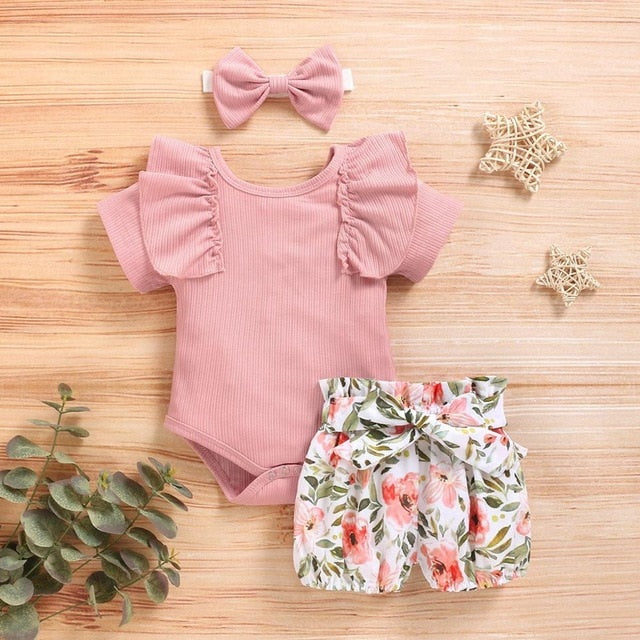 Newborn girl Clothing Outfit (Pink)