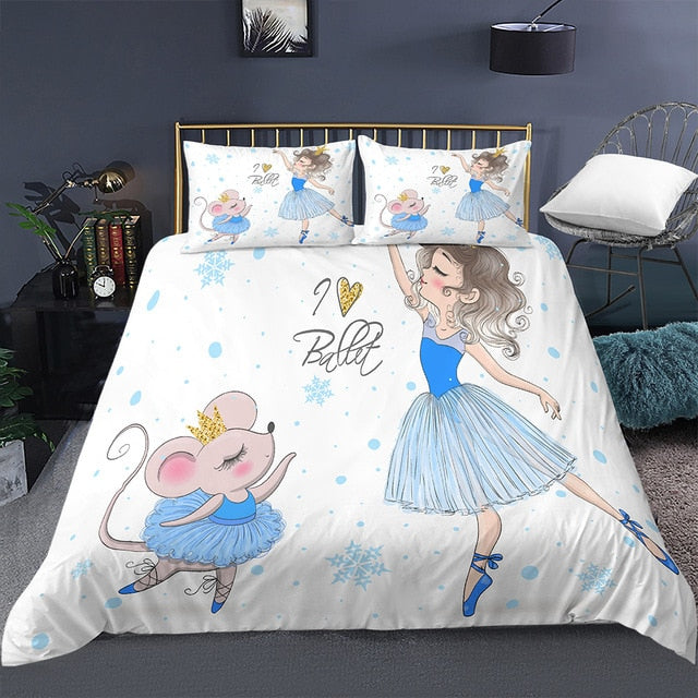 Cartoon Bedding Set for Baby Kids Children Crib Duvet Cover Set & Pillowcase